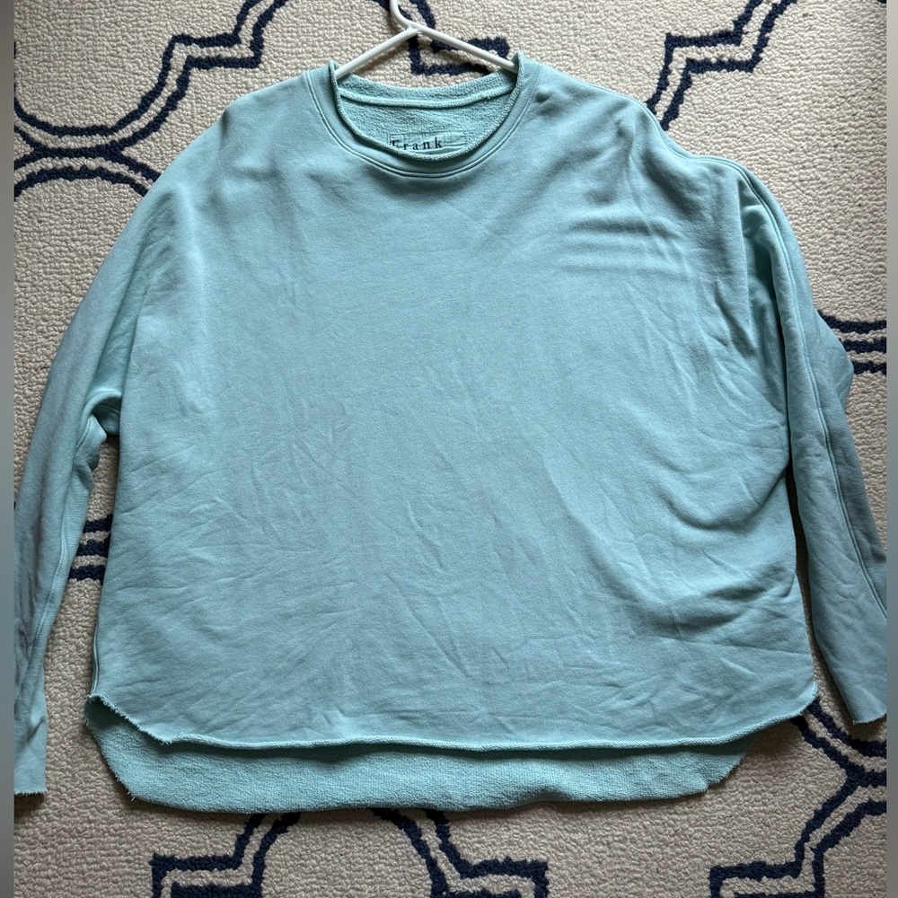 Frank & Eileen Anna fleece capelet sweatshirt.  No flaws